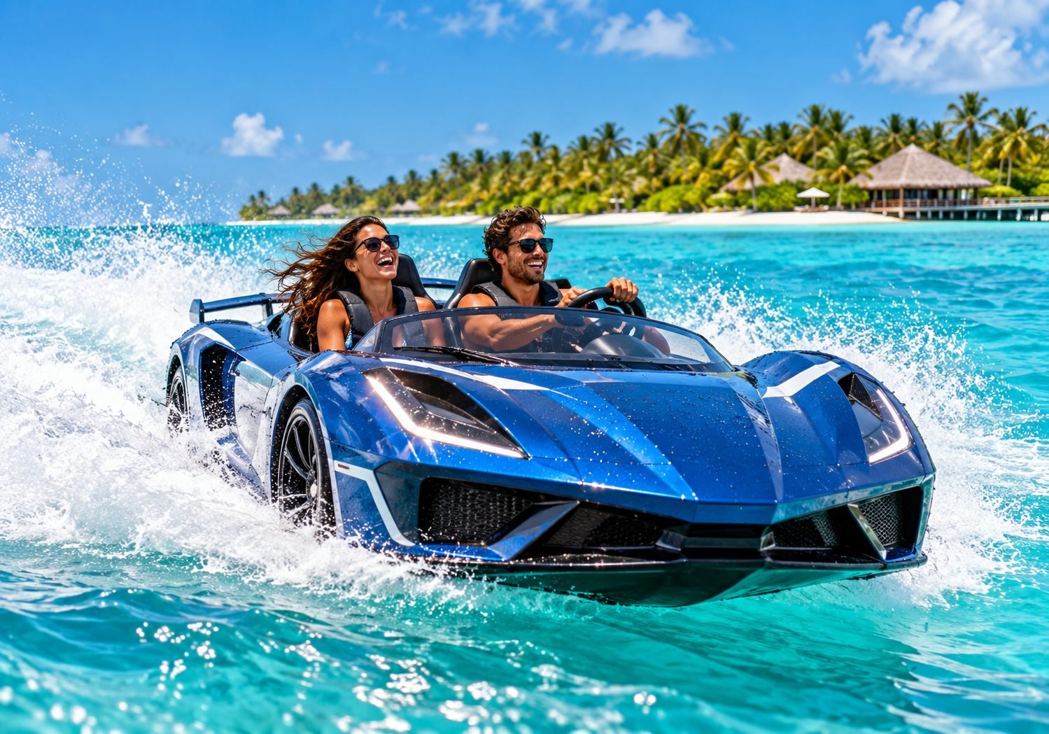 Jet Car Ride + Maafushi Island from Hulhumalé, Maldives