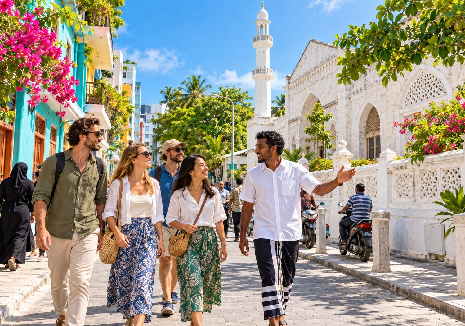 Malé City Walking Tour from Hulhumalé, Maldives