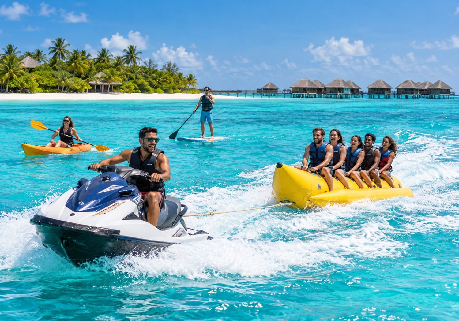 Water Sports Combo from Hulhumalé, Maldives